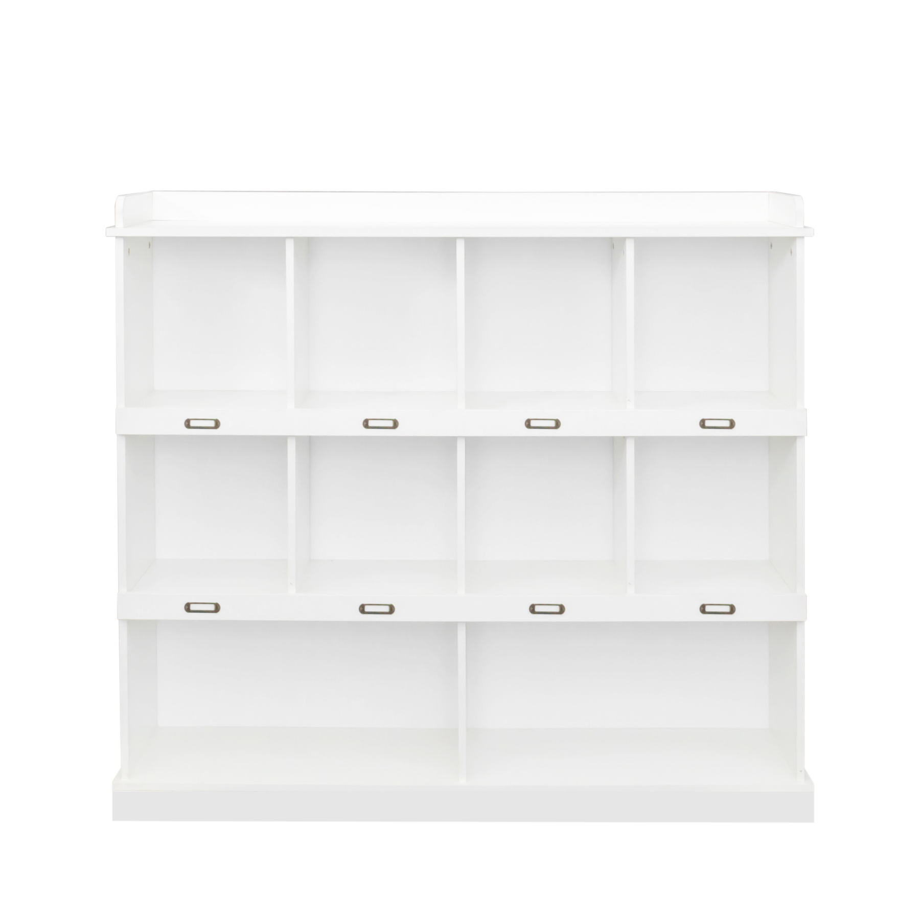 10-Shelf Bookcase w/ Chubby Holes | Storage Cabinet - Joysource