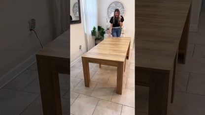Space-Saving Extendable Console Table Seats 2 - 8, 19" to 78" | Transformer Dining Table