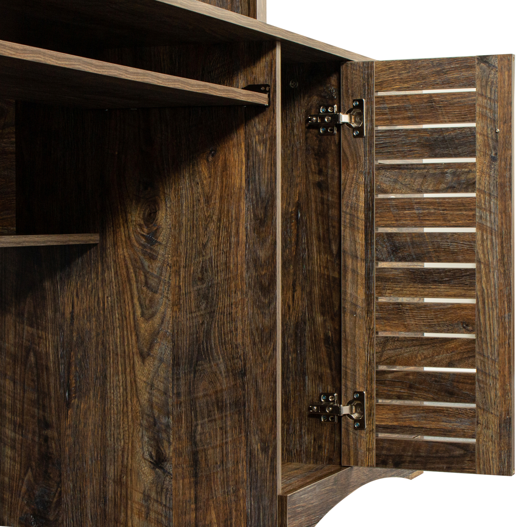 Modern Office Computer Desk with Book Shelf & Drawers | Joysource