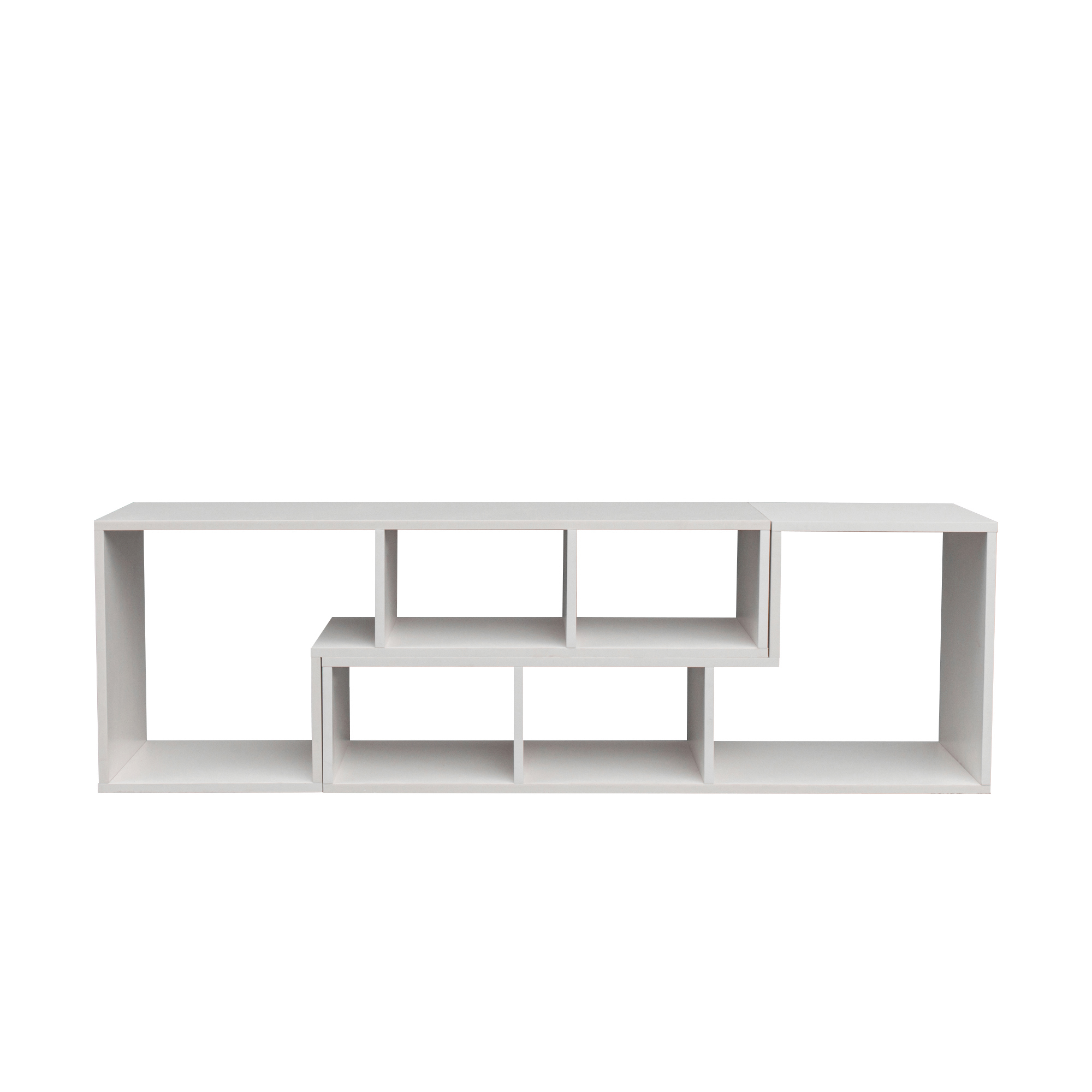 L shaped store corner tv stand