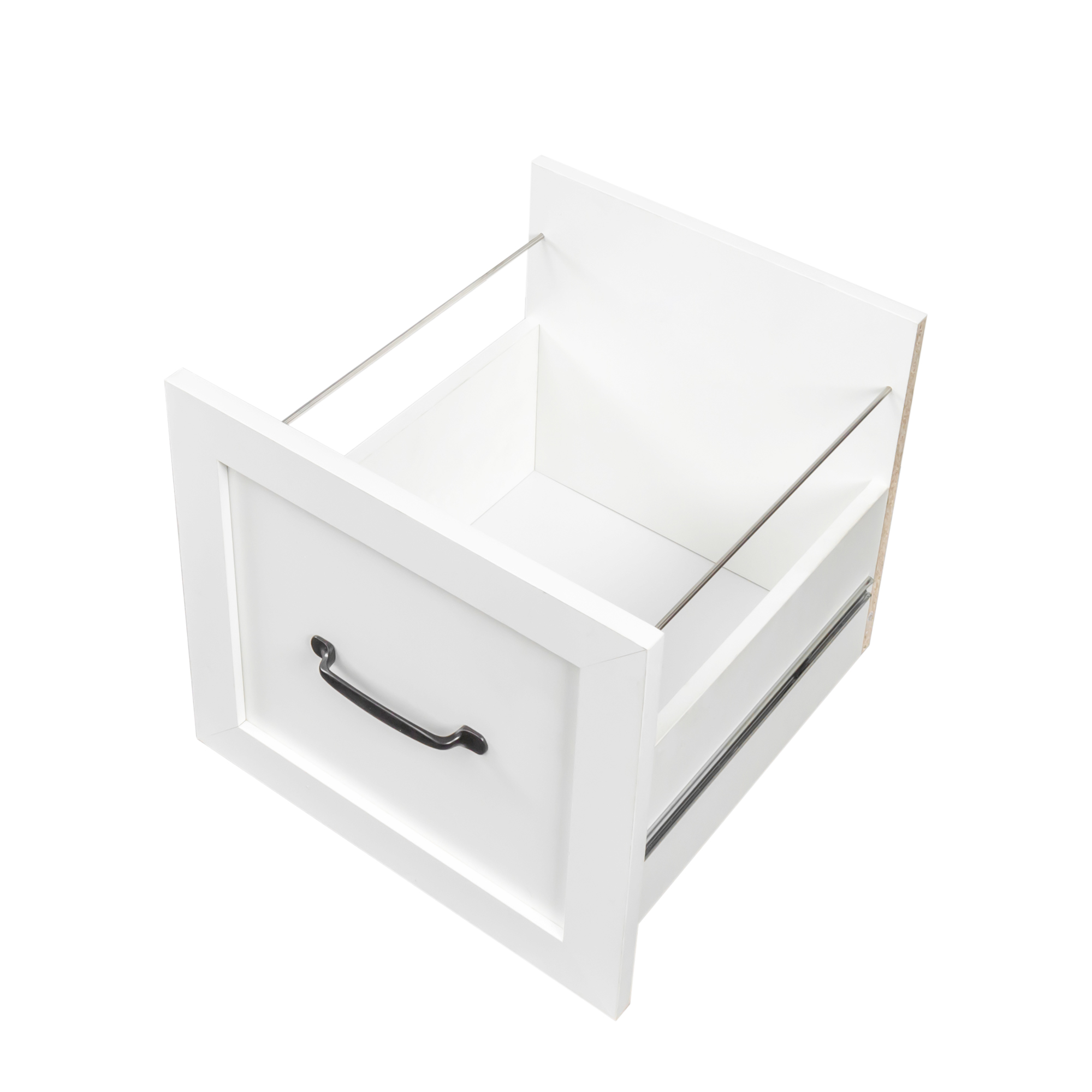 L-Shaped Computer Desk with Hutch, Storage Shelves & 2 Drawers for Home Office