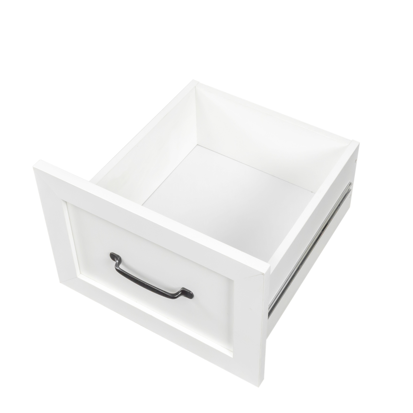 L-Shaped Computer Desk with Hutch, Storage Shelves & 2 Drawers for Home Office