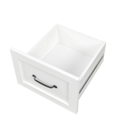 L-Shaped Computer Desk with Hutch, Storage Shelves & 2 Drawers for Home Office