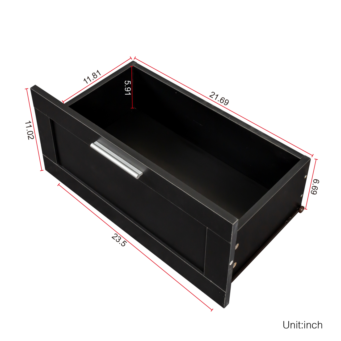 70" Minimalist TV Stand w/ Drawers & Storage for Living Room