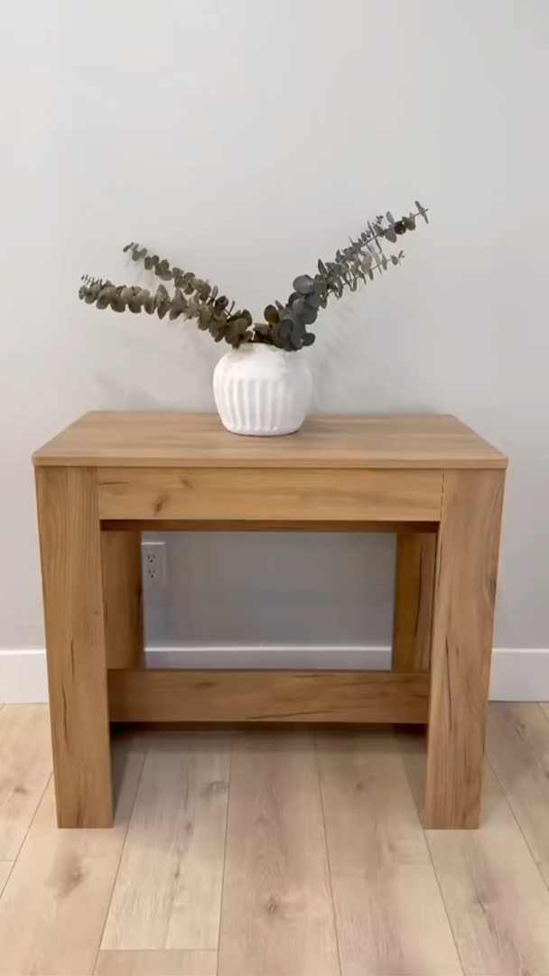 Space-Saving Extendable Console Table Seats 2 - 8, 19" to 78" | Transformer Dining Table