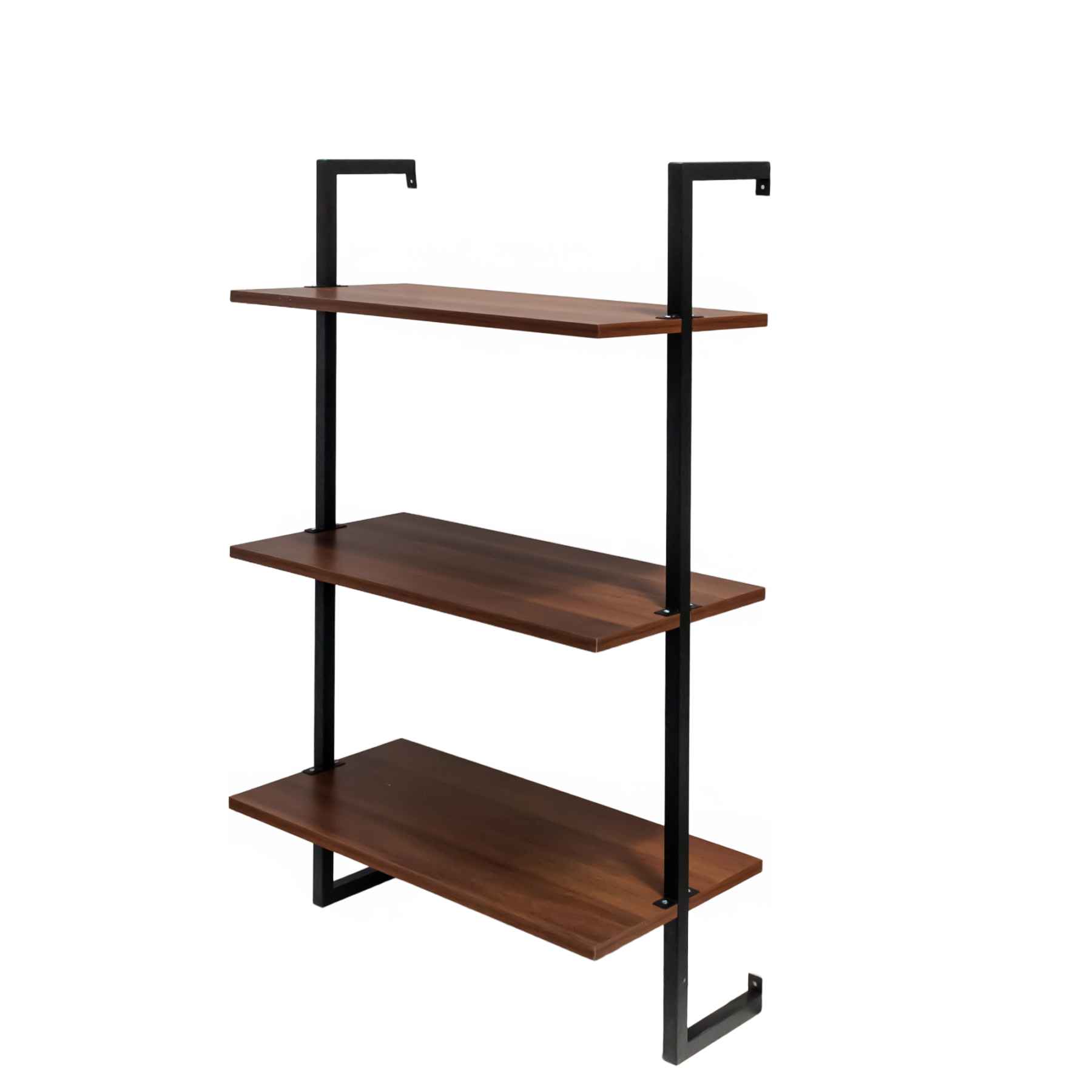 3-Tier & 2-Tier Adjustable Pipe Wall Shelf for Bedroom, Kitchen & Office
