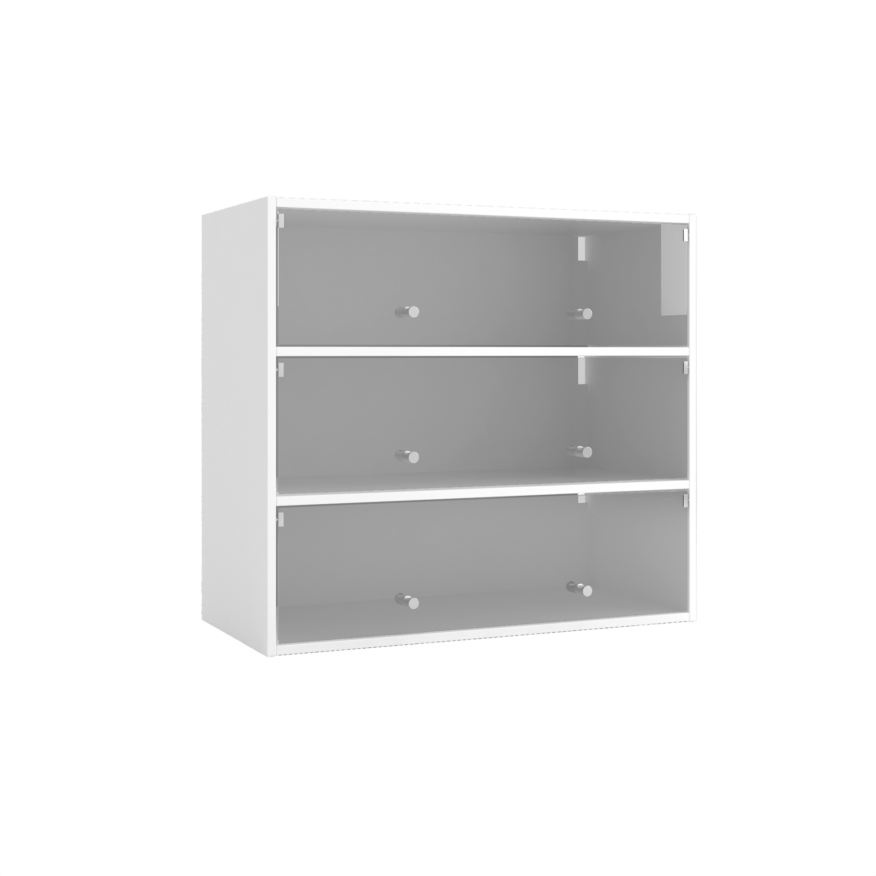 3 Tiers Shoe Storage Cabinet with Glass Door & RGB Led Light | Shoe Rack