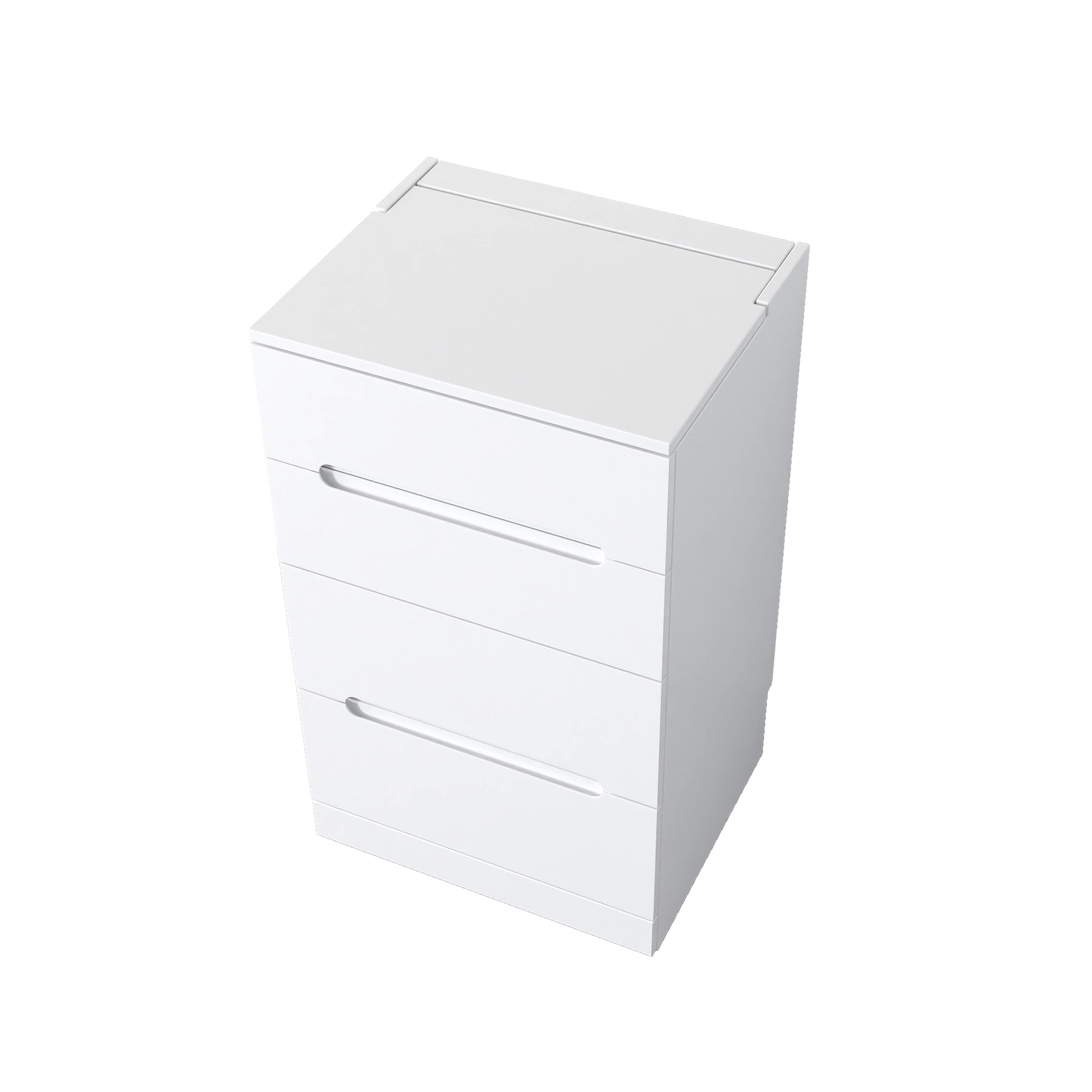 3 in 1 Makeup Vanity Set w/ Drawers, Glass Tabletop & Flip-Up Mirror | Cushioned Stool