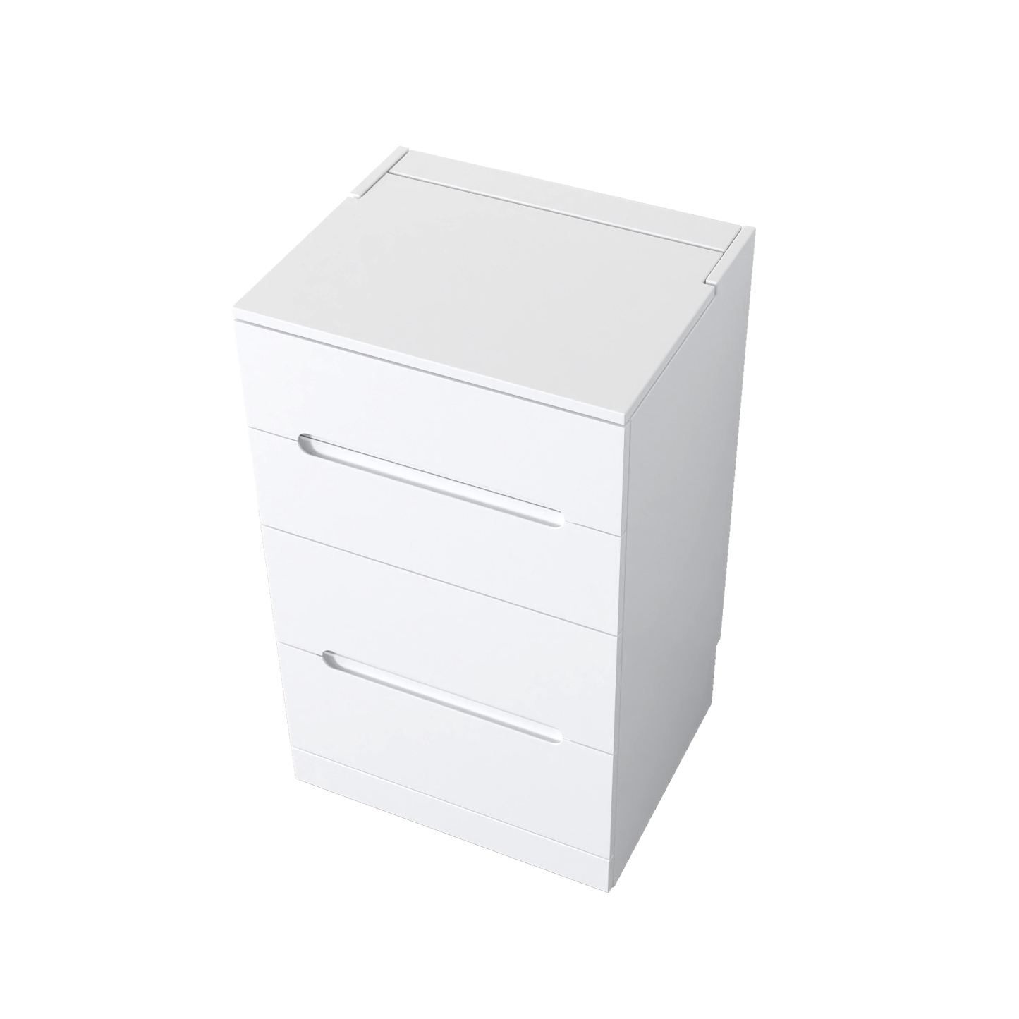 3 in 1 Makeup Vanity Set w/ Drawers, Glass Tabletop & Flip-Up Mirror | Cushioned Stool