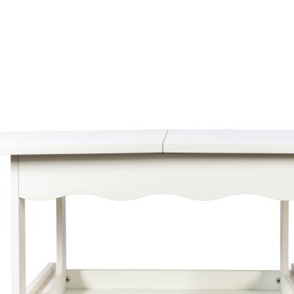 3-in-1 Multifunctional Coffee Table w/ Expandable Top & Hidden Storage 