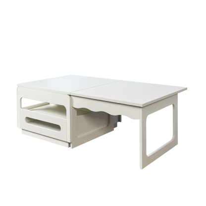 3-in-1 Multifunctional Coffee Table w/ Expandable Top & Hidden Storage 