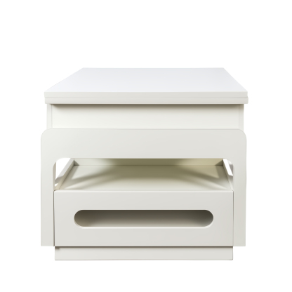 3-in-1 Multifunctional Coffee Table w/ Expandable Top & Hidden Storage 