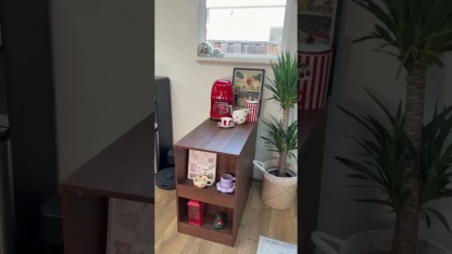 Modern Extendable Computer Desk w/ Drawers & Storage Shelves, Walnut