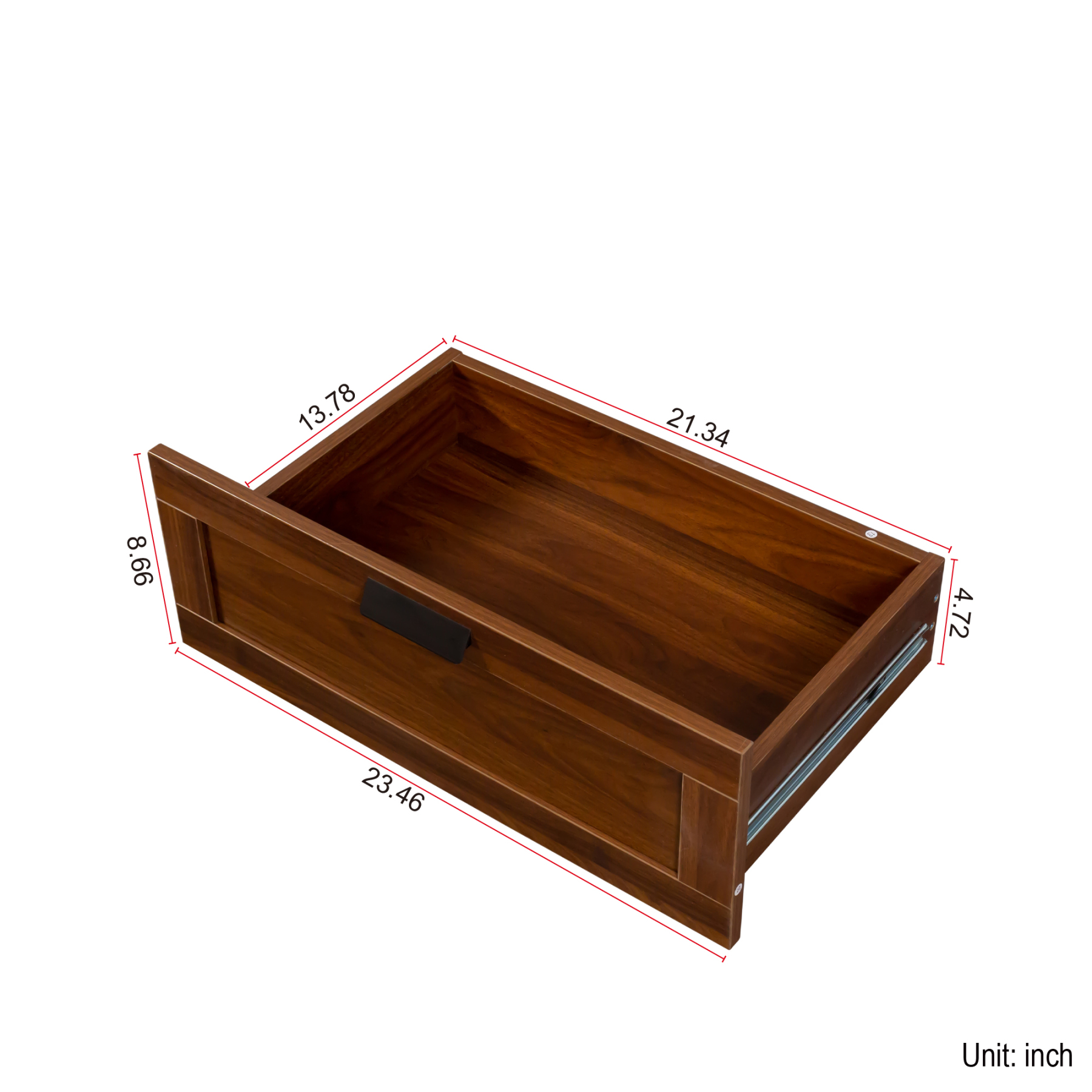 4-Tier Wood Bookcase w/ Drawers for Home Office, Living Room & Study | 71" Tall