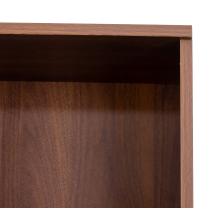 4-Tier Wood Bookcase w/ Drawers for Home Office, Living Room & Study | 71" Tall