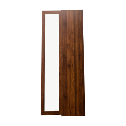 5-Shelf Tall Display Cabinet w/ Glass Door & LED Lights | Curio Storage Cabinet