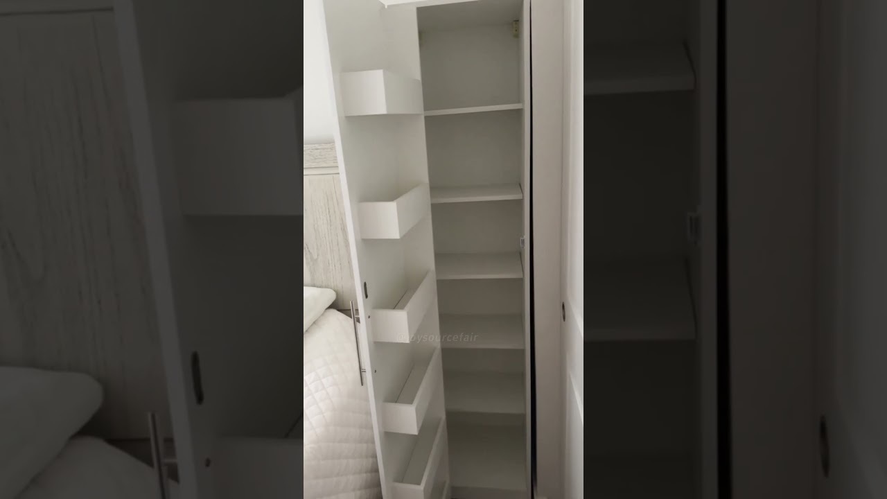 71" Narrow Kitchen Pantry Cabinet w/ Doors & Adjustable Shelves | Multipurpose