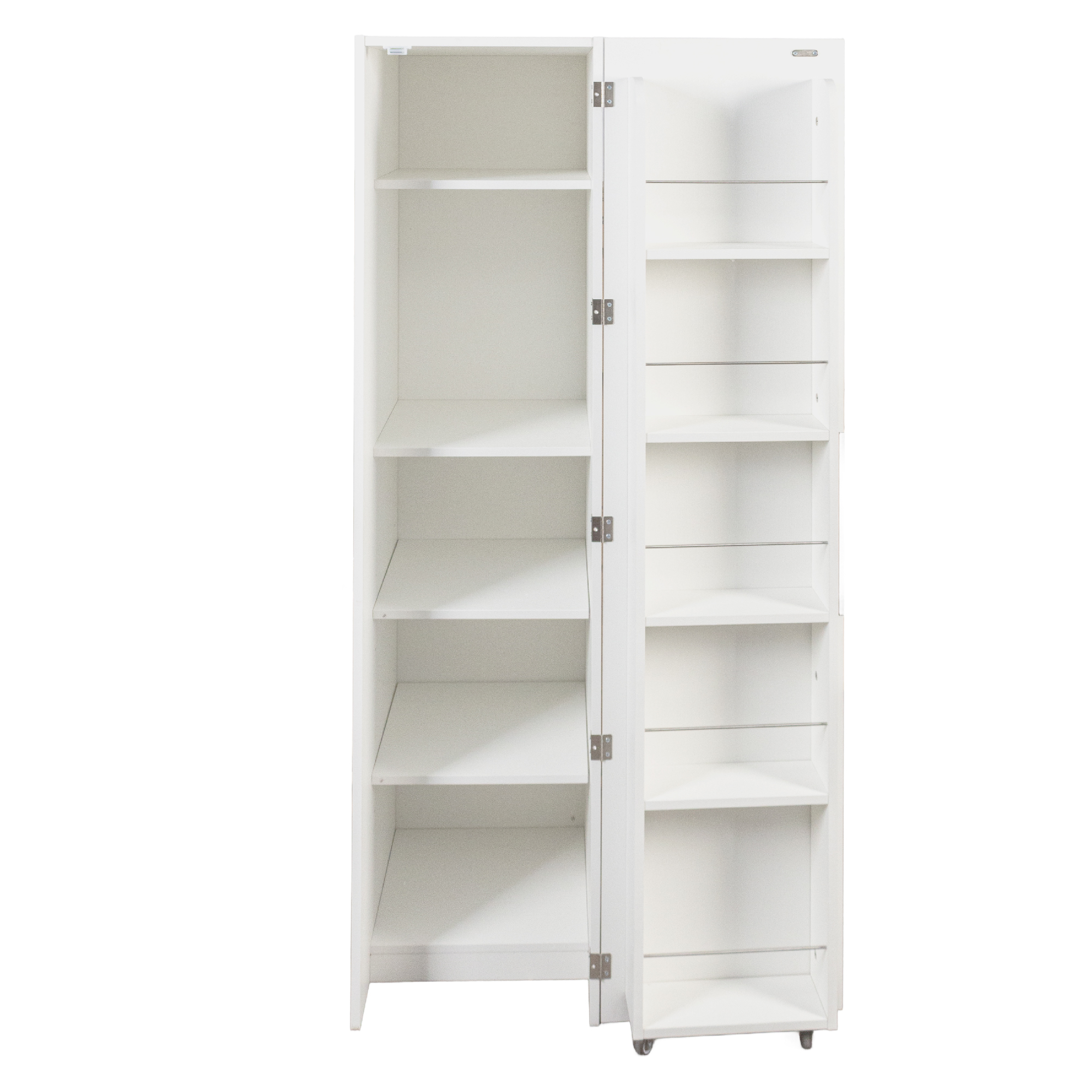 63" Tall Kitchen Pantry Cabinet with Door Shelves & Interior Storage
