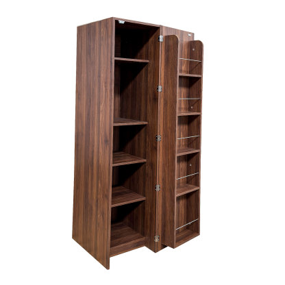 63" Tall Kitchen Pantry Cabinet with Door Shelves & Interior Storage