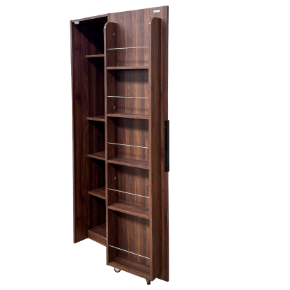 63" Tall Kitchen Pantry Cabinet with Door Shelves & Interior Storage