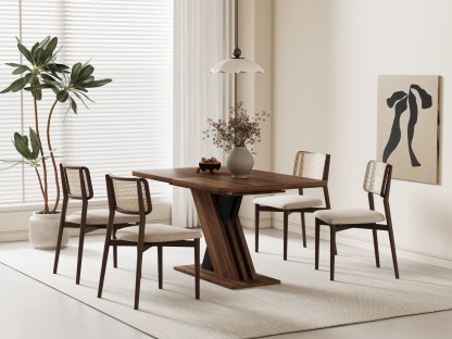 55"-71" Extendable Dining Table 4-8 Seats for Kitchen & Dining Room | Joysource 