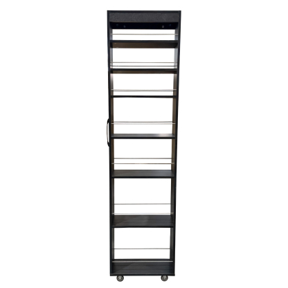 7-Tier Slim Pull-Out Storage Cabinet on Wheels for Kitchen & Laundry Room