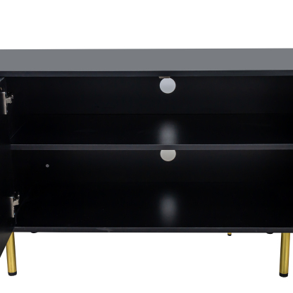 71" Modern TV Stand with Legs & 4 Doors for Living Room, Bedroom