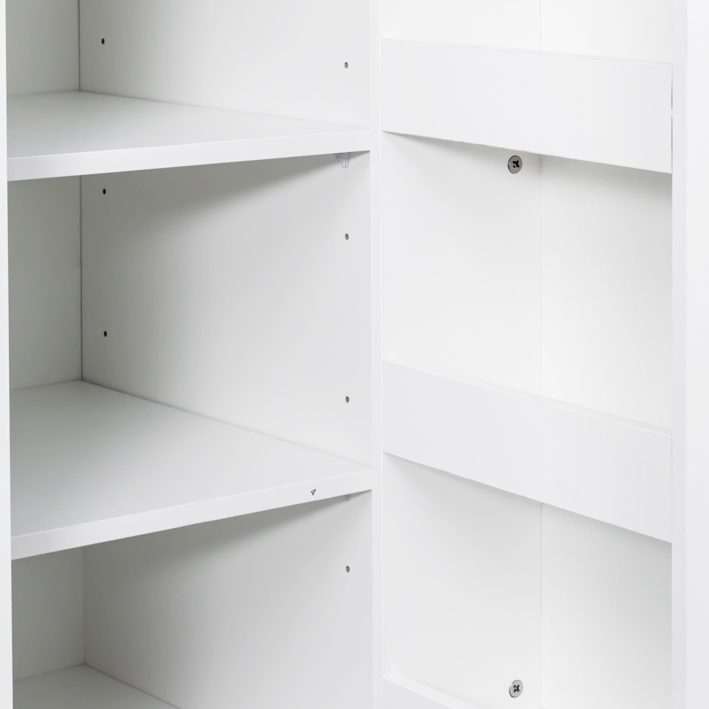 71" Modern Tall Storage Cabinet with Drawers and Door Shelves, Kitchen Pantry