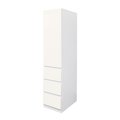 71" Modern Tall Storage Cabinet with Drawers and Door Shelves, Kitchen