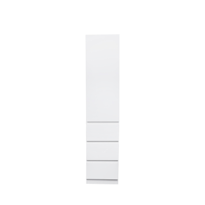 71" Modern Tall Storage Cabinet with Drawers and Door Shelves, Kitchen Pantry