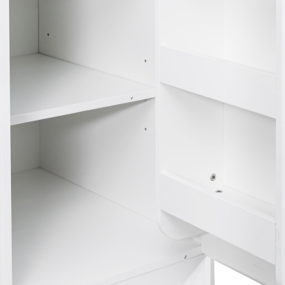 71" Modern Tall Storage Cabinet with Drawers and Door Shelves, Kitchen Pantry