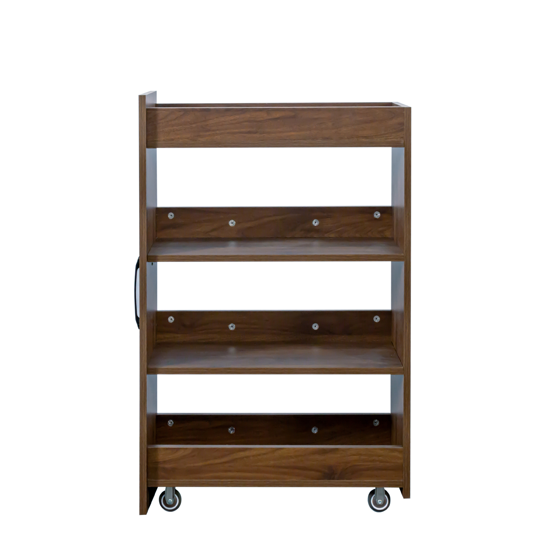 71" Multifunctional Storage Cabinet w/ 2 Glass Doors & Pull-Out Shelves