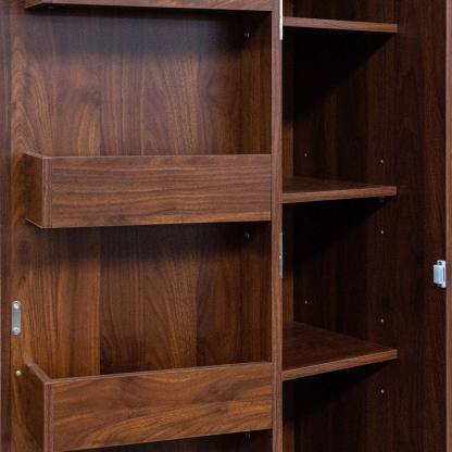 71" Narrow Kitchen Pantry Cabinet w/ Doors & Adjustable Shelves | Multipurpose