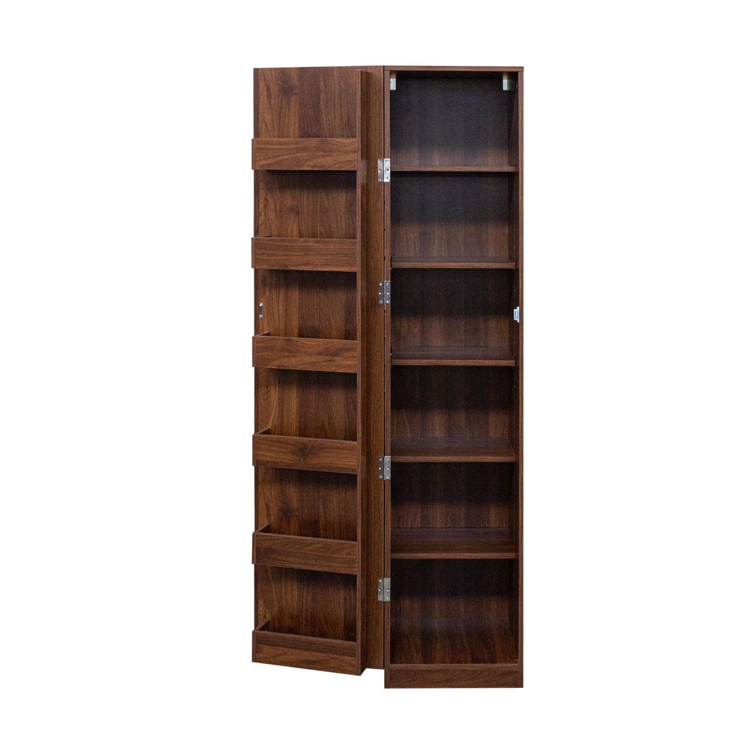 71" Narrow Kitchen Pantry Cabinet w/ Doors & Adjustable Shelves | Multipurpose