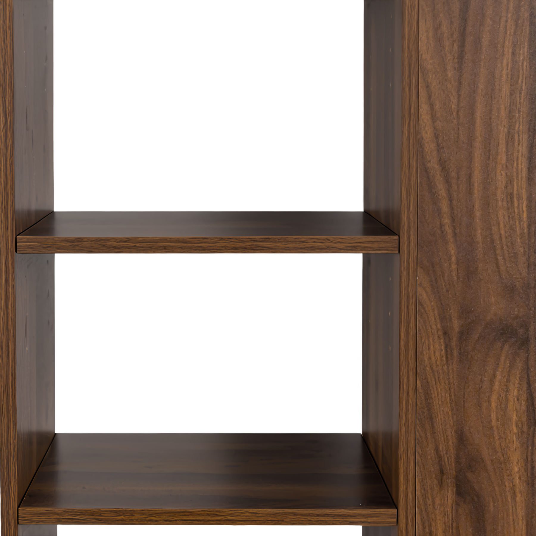 71" Narrow Storage Cabinet w/ 4-Tier Open Shelves & 3 Side Drawers