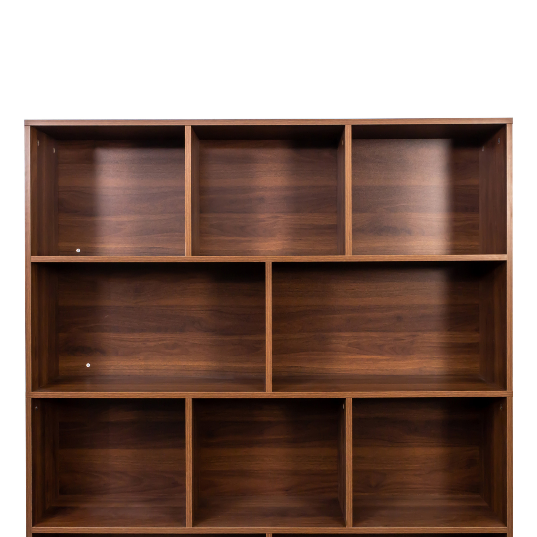 71" Tall Bookshelf with 10 Cubes & 3 Doors for Home Office, Living Room, Study