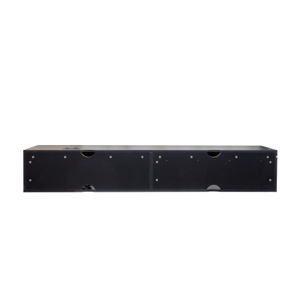 71" Wall-Mounted Floating TV Stand with 20 Color LEDs & Charging Station