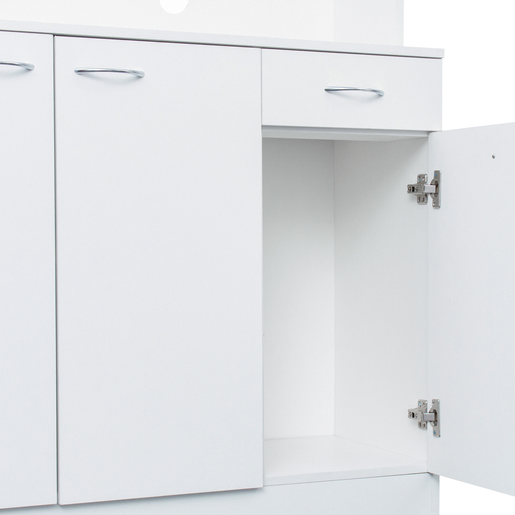 71" Tall Storage Cabinet for Kitchen, Living Room, Office | Kitchen Pantry