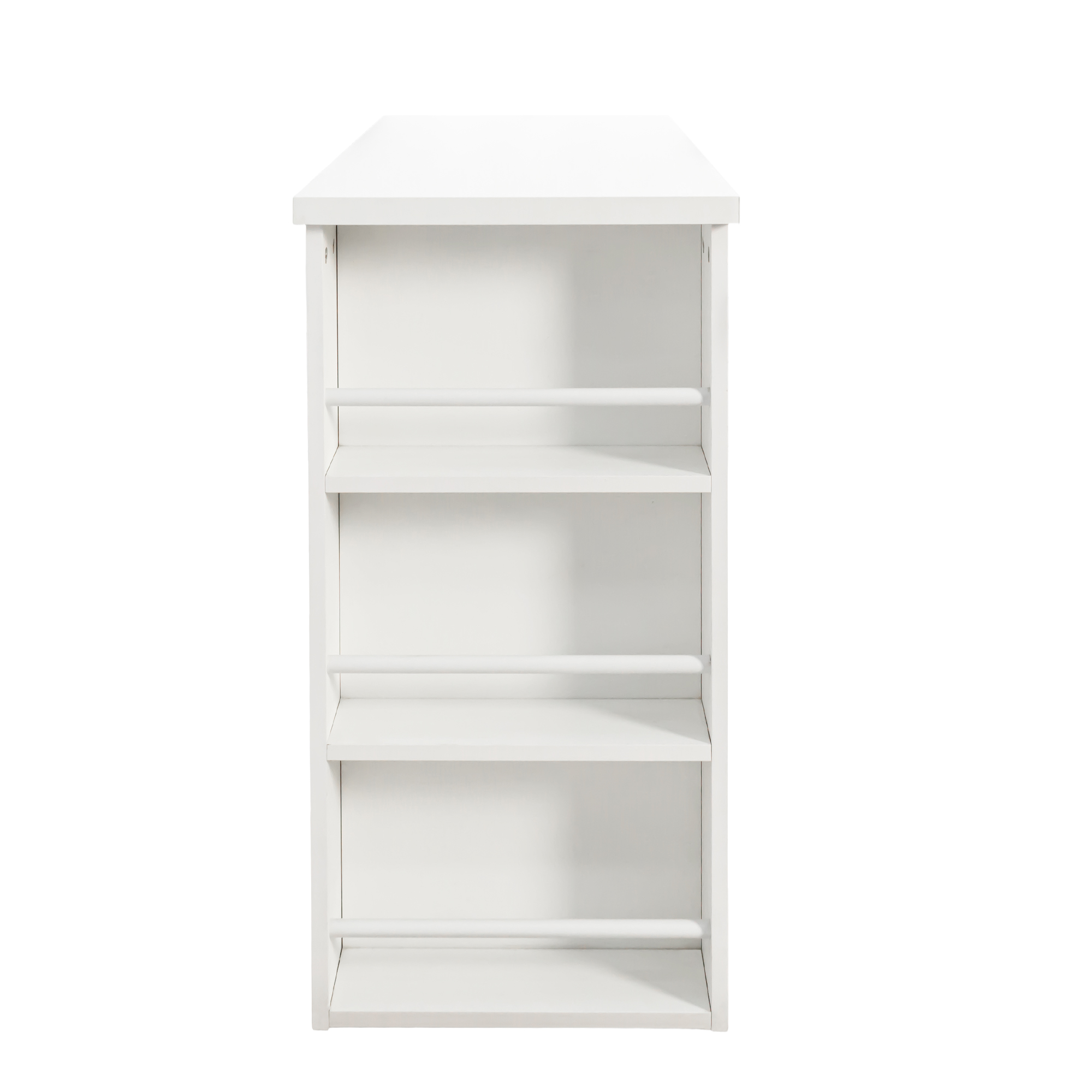 Convertible Storage Cabinet w/ 6 Drawers & Movable Desk for Bedroom, Home Office