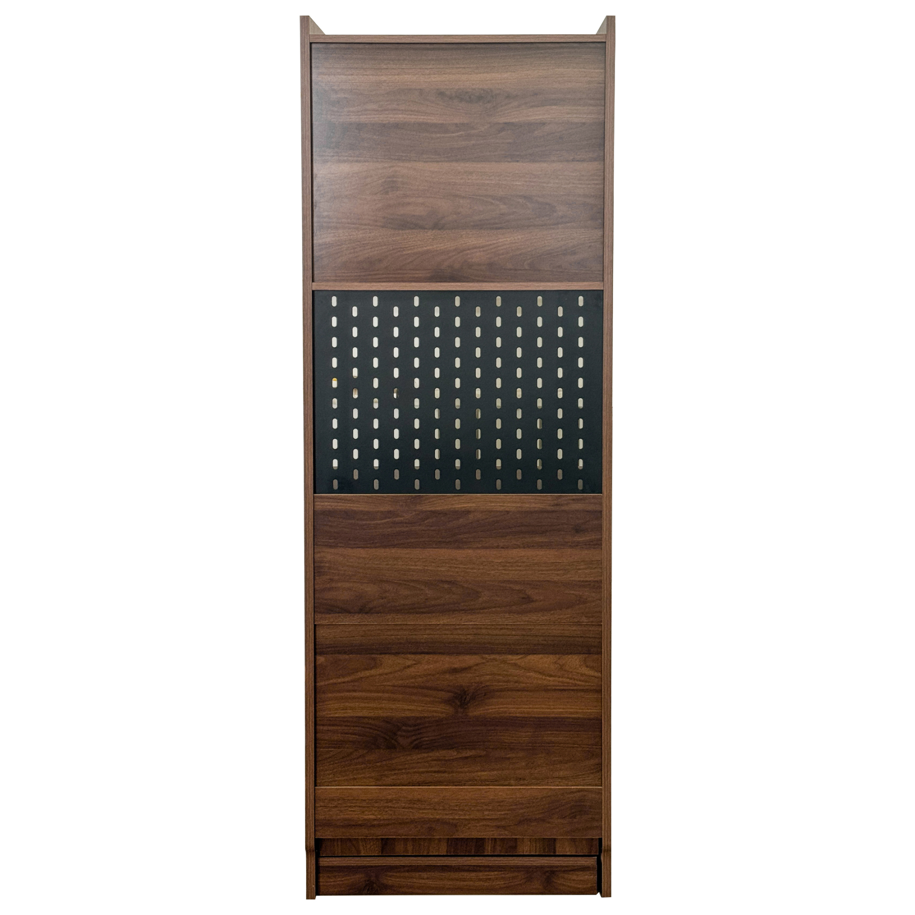 13-36"W Foldable Computer Desk w/ Storage & Pegboard | Space-Saving