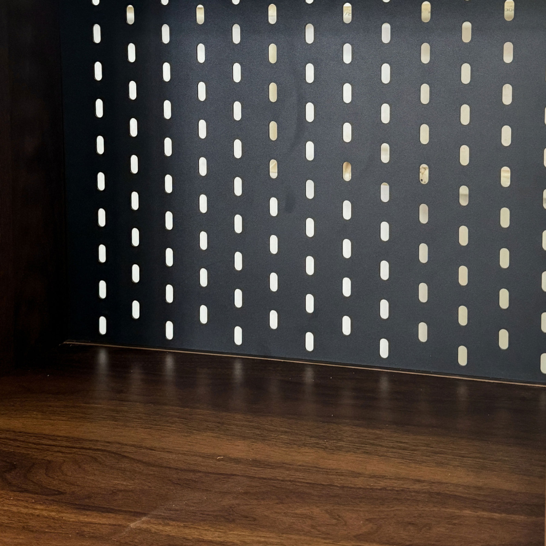 13-36"W Foldable Computer Desk w/ Storage & Pegboard | Space-Saving