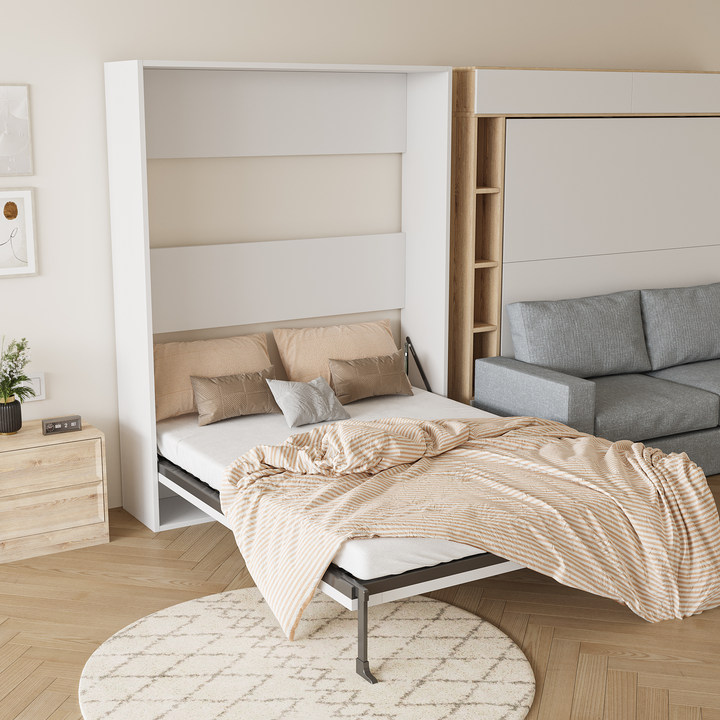 Full Size Murphy Bed for Bedroom, Guestroom | Wall Bed - Joysource