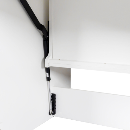 Horizontal Murphy Bed with Desk for Small Apartments, Offices, Guest Room
