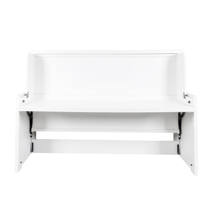 Horizontal Murphy Bed with Desk for Small Apartments, Offices, Guest Room