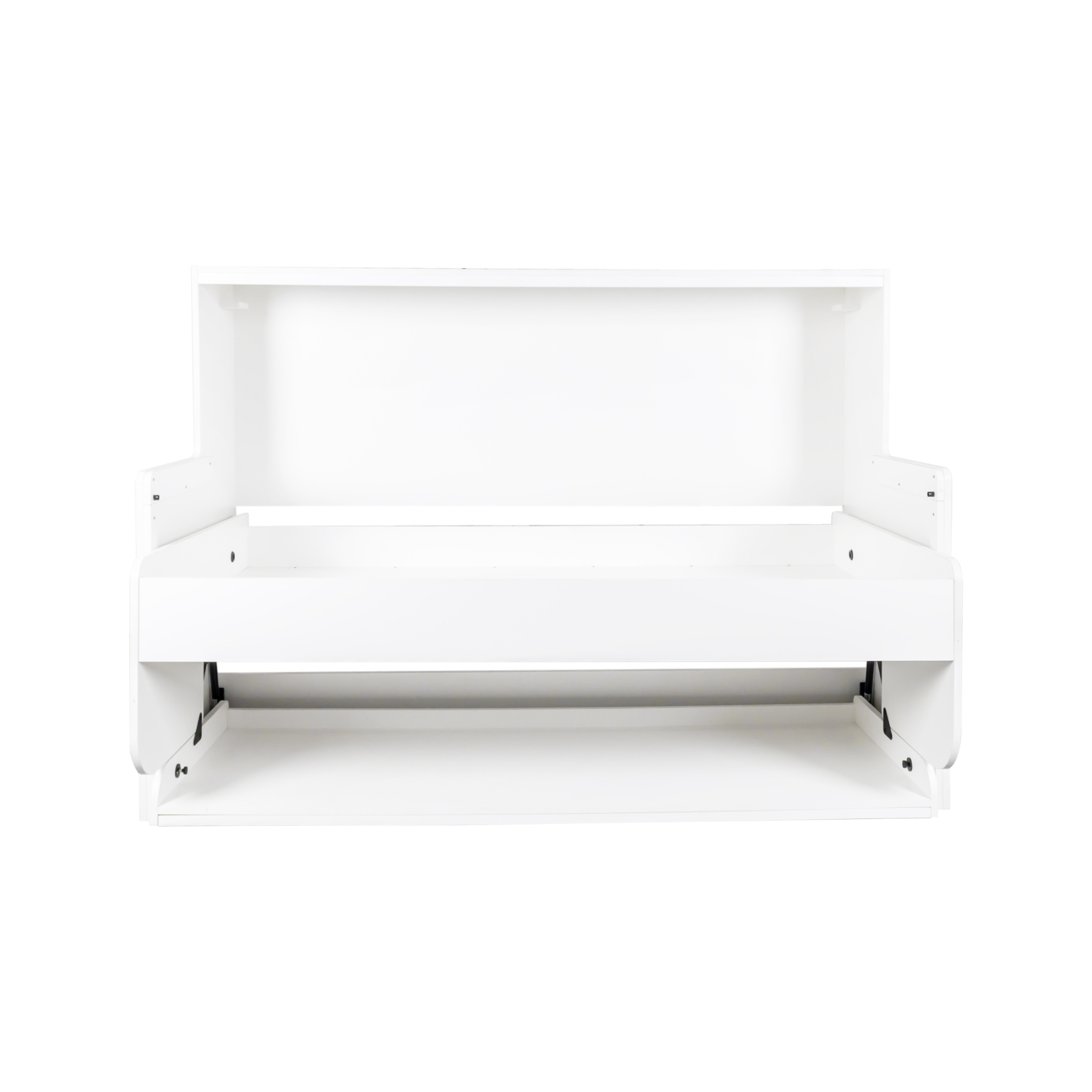 Horizontal Murphy Bed with Desk for Small Apartments, Offices, Guest Room