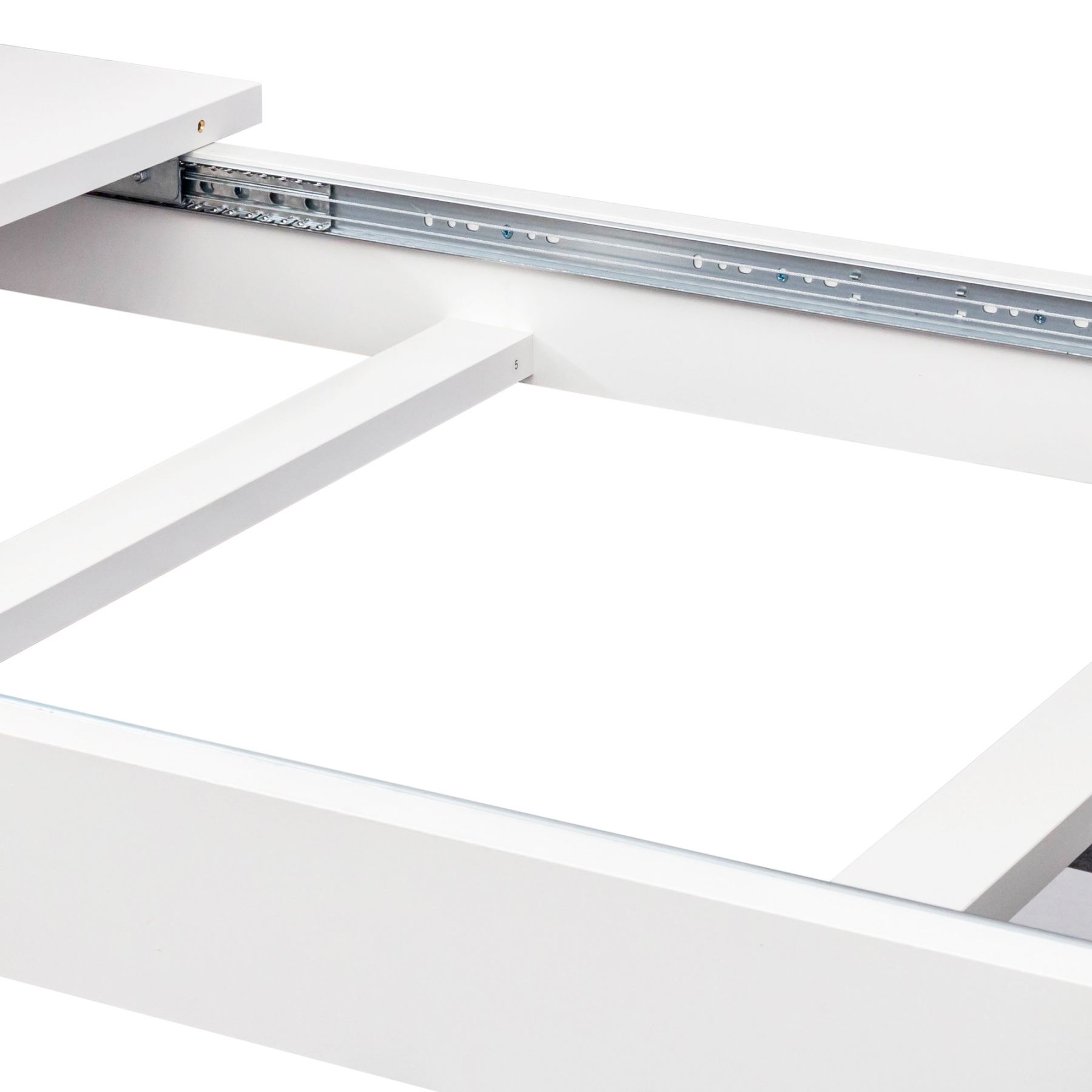 Joysource Extendable Dining Table 71"-106" for Kitchen & Dining Room