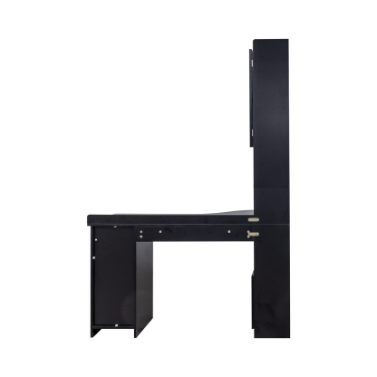 L-Shaped Corner Computer Desk with Hutch and Storage Cabinet, 77"
