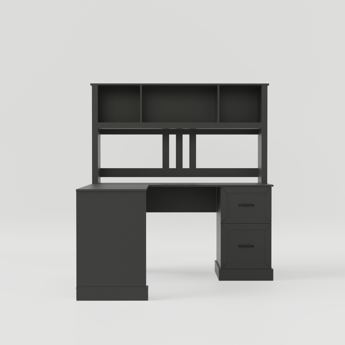L-Shaped Desk with Hutch, Drawers & Storage for Office | Computer Desk