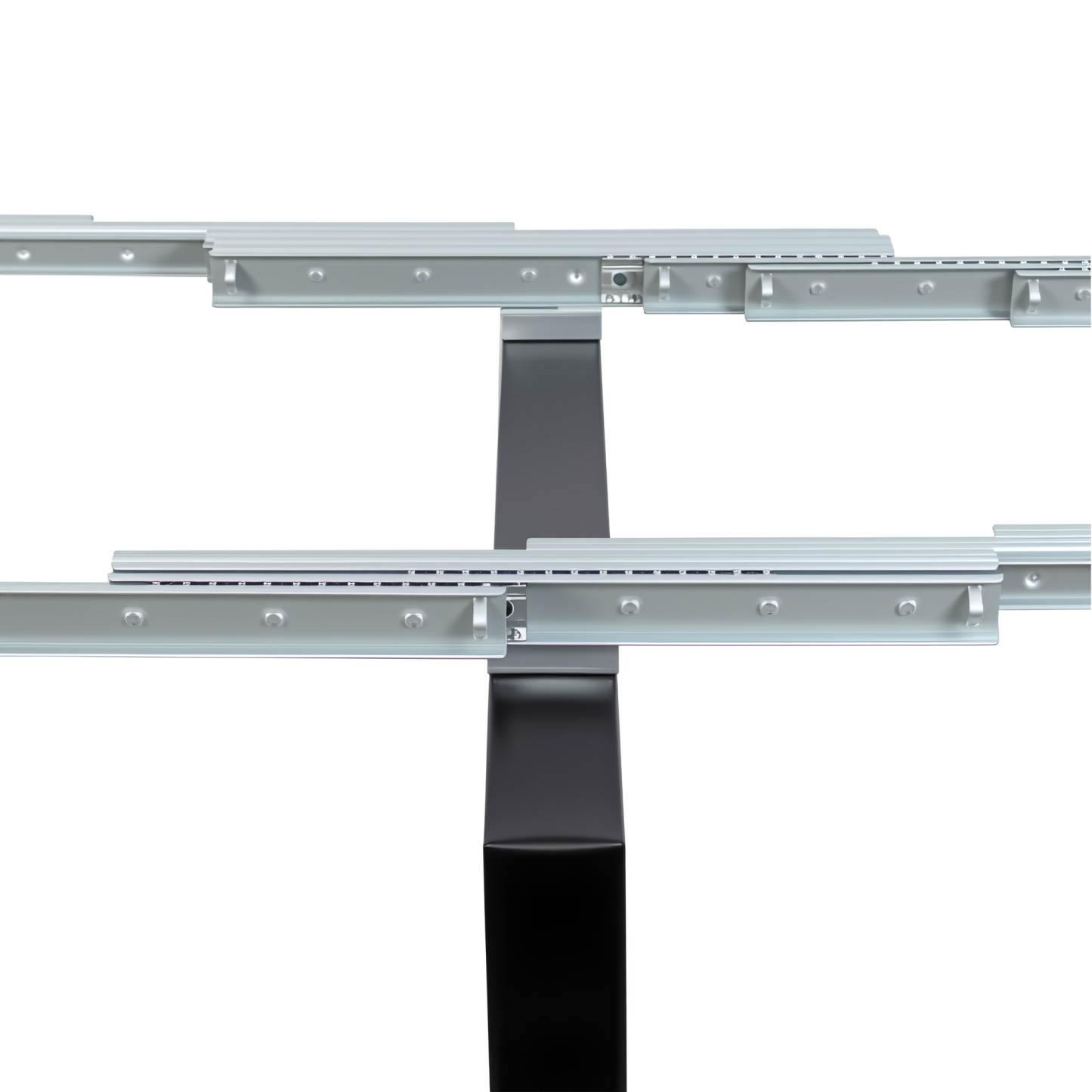 Modern Extendable Dining Table w/ Built-In Outlet & Storage for 2-12 People