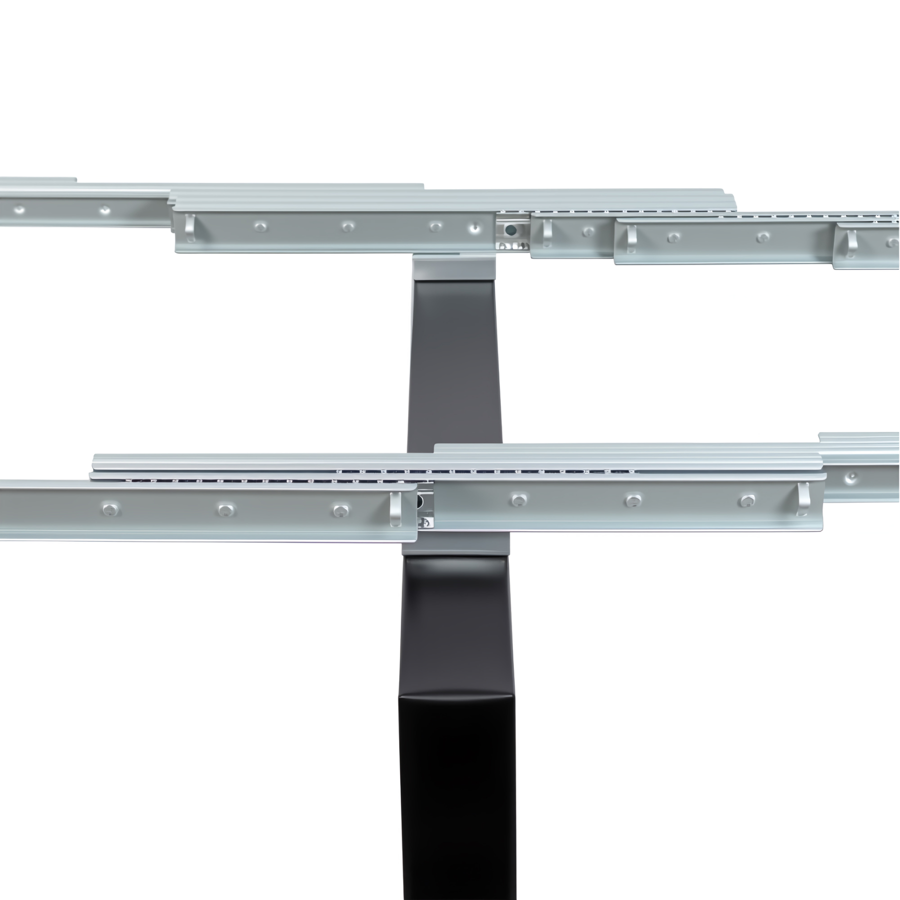 Modern Extendable Dining Table w/ Built-In Outlet & Storage for 2-12 People